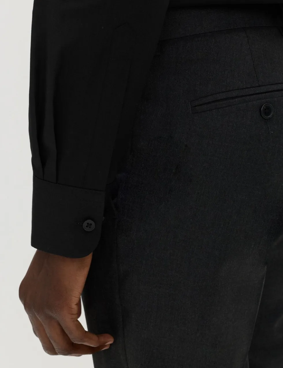 Slim Fit Easy Iron Cotton Blend Shirt