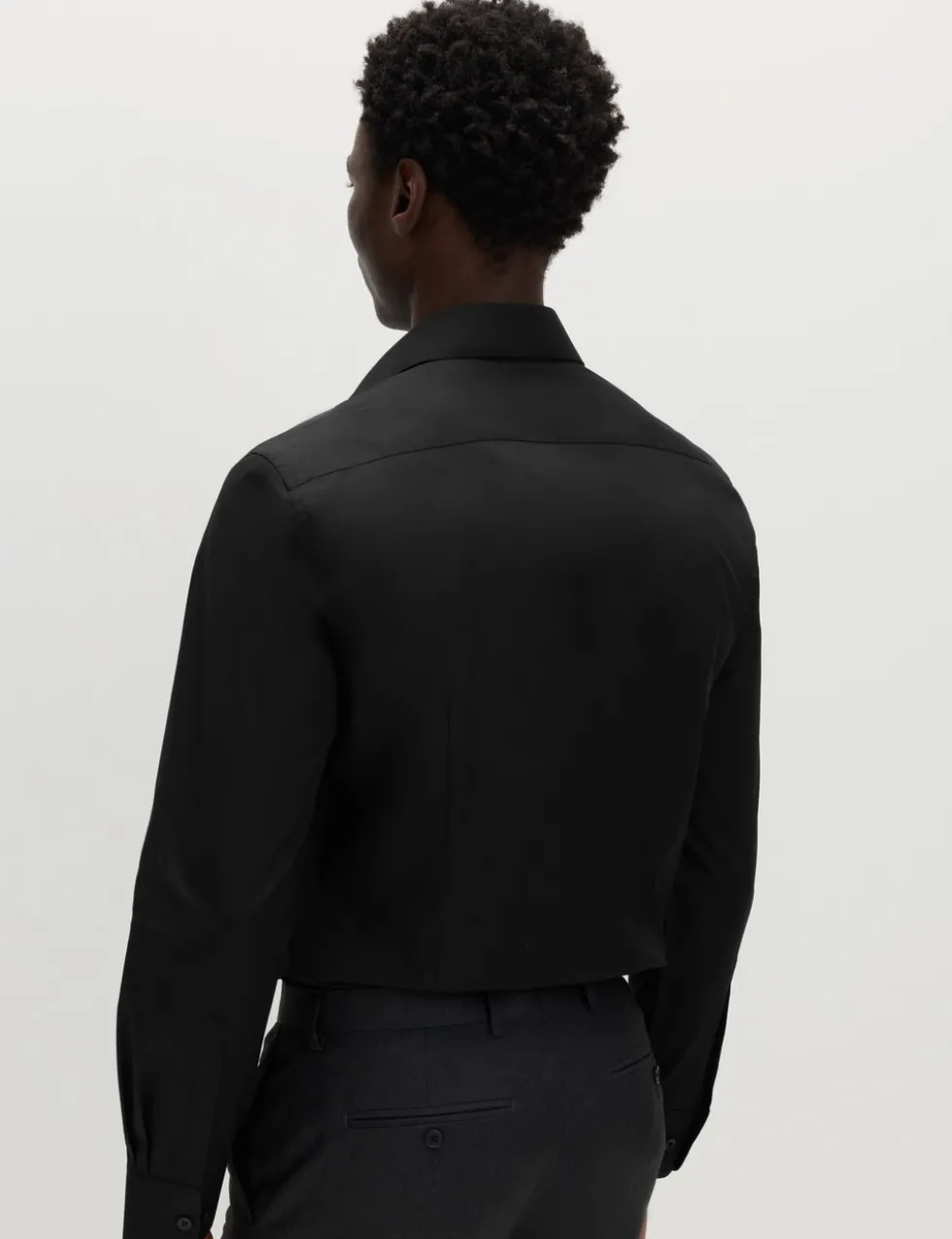 Slim Fit Easy Iron Cotton Blend Shirt