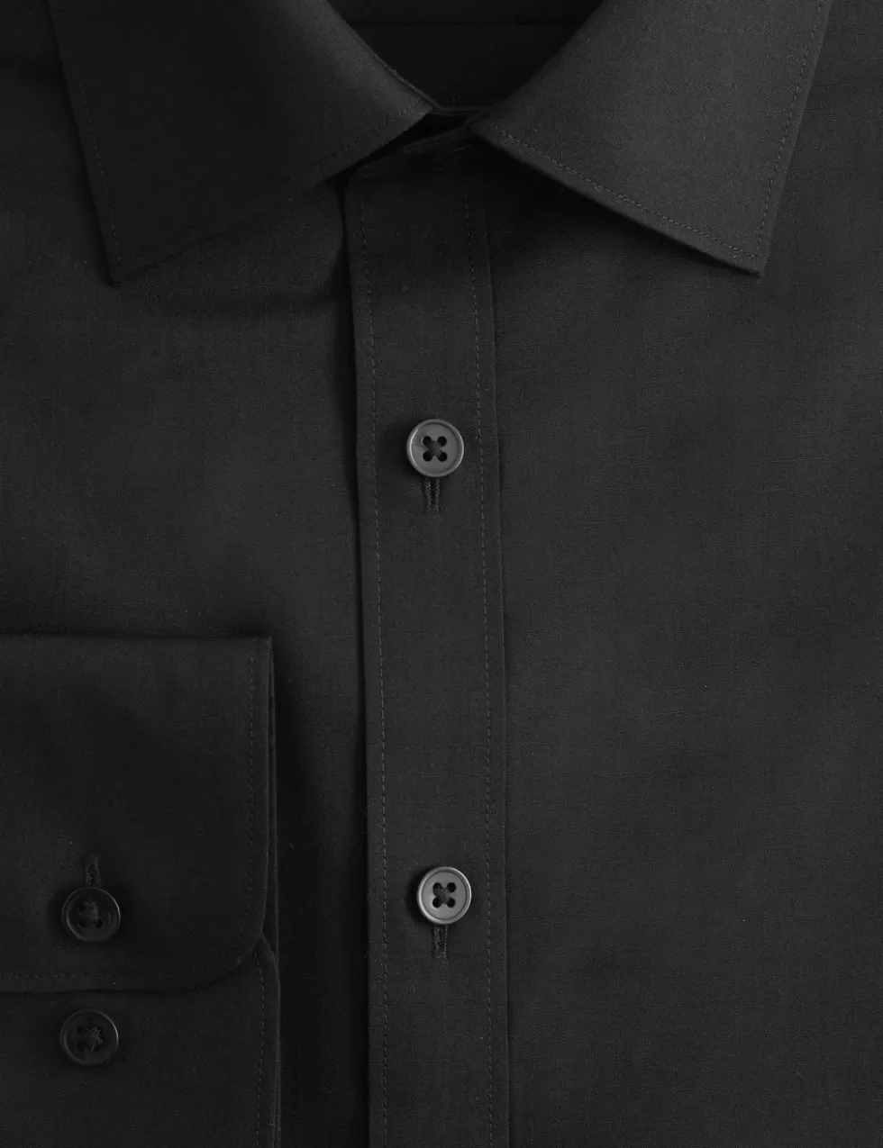 Slim Fit Easy Iron Cotton Blend Shirt