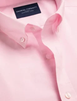 Slim Fit Easy Iron Pure Cotton Shirt