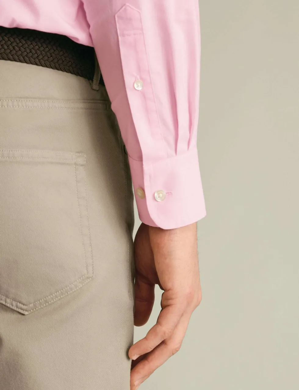 Slim Fit Easy Iron Pure Cotton Shirt