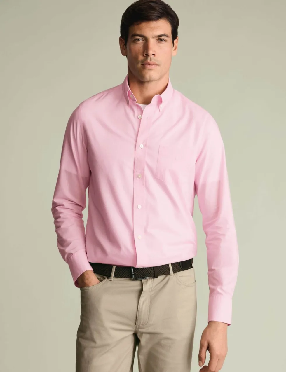 Slim Fit Easy Iron Pure Cotton Shirt