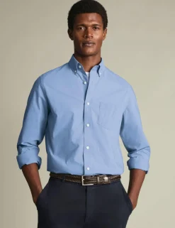 Slim Fit Easy Iron Pure Cotton Shirt