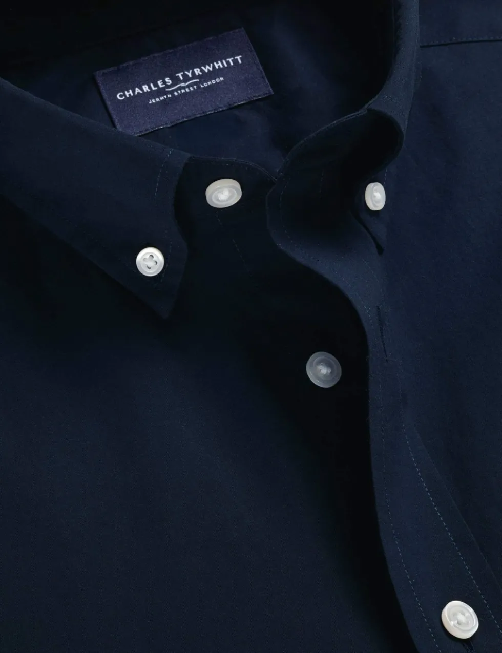 Slim Fit Easy Iron Pure Cotton Shirt