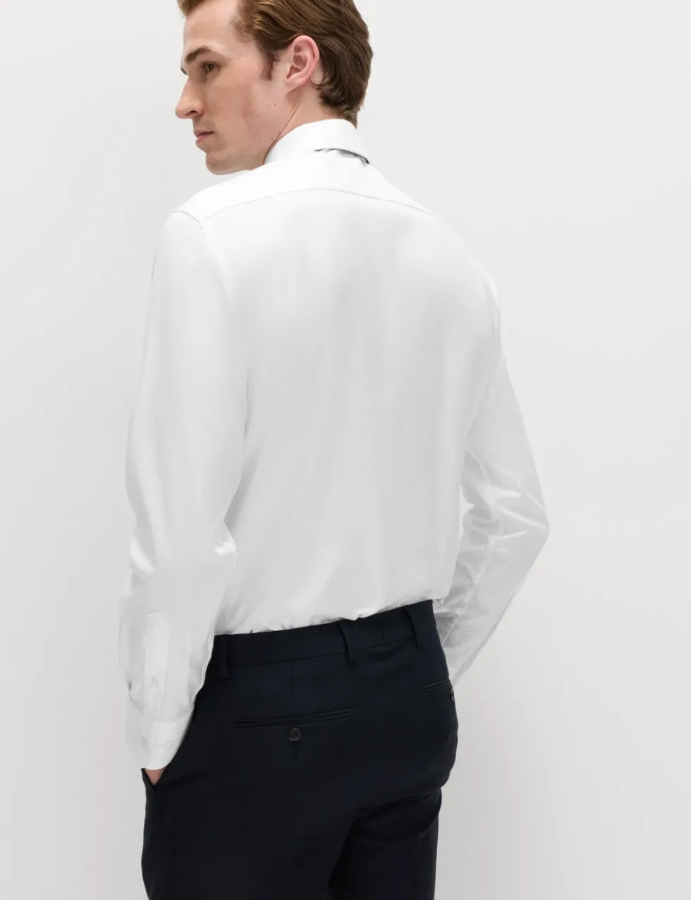 Slim Fit Easy Iron Pure Cotton Shirt
