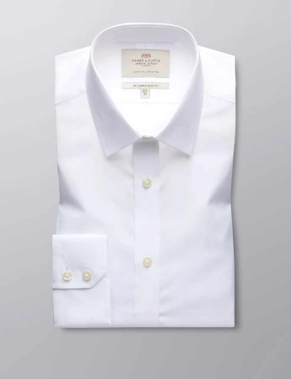 Slim Fit Easy Iron Pure Cotton Shirt