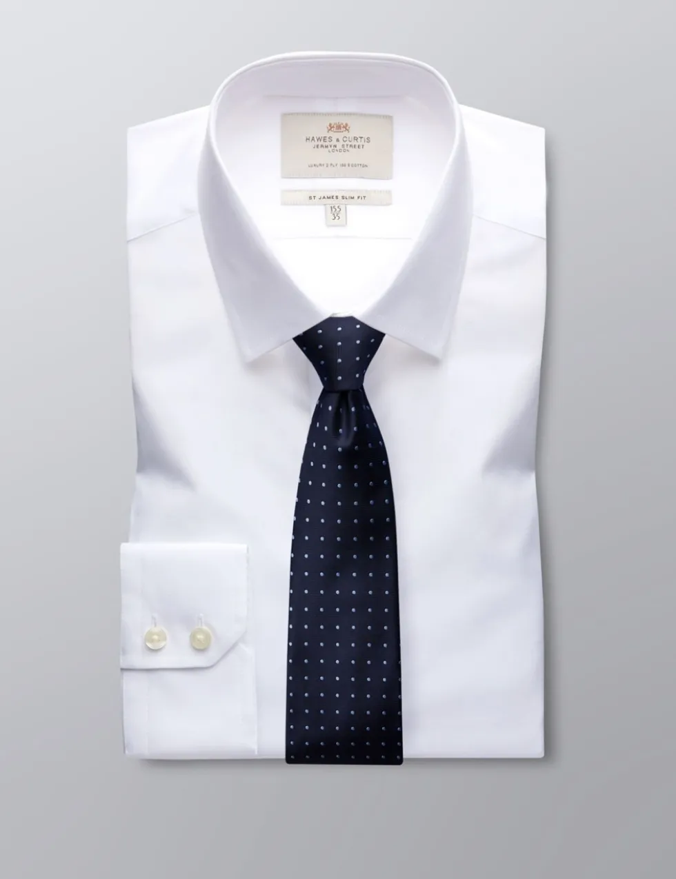 Slim Fit Easy Iron Pure Cotton Shirt