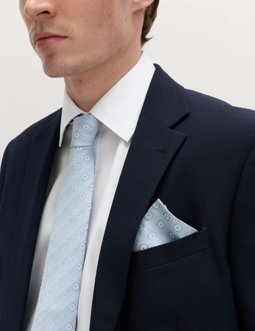 Slim Fit Easy Iron Shirt & Tie Set