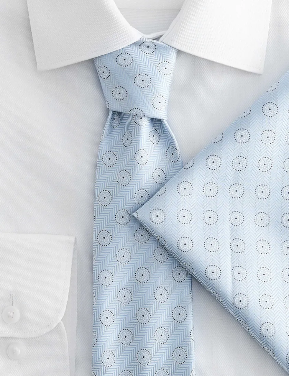Slim Fit Easy Iron Shirt & Tie Set