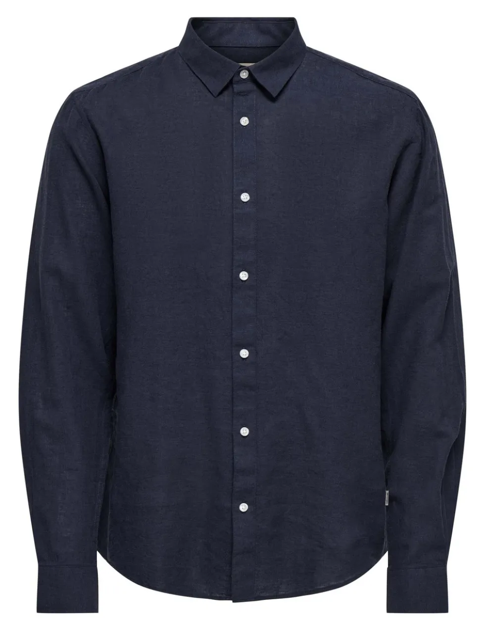 Slim Fit Linen Blend Shirt