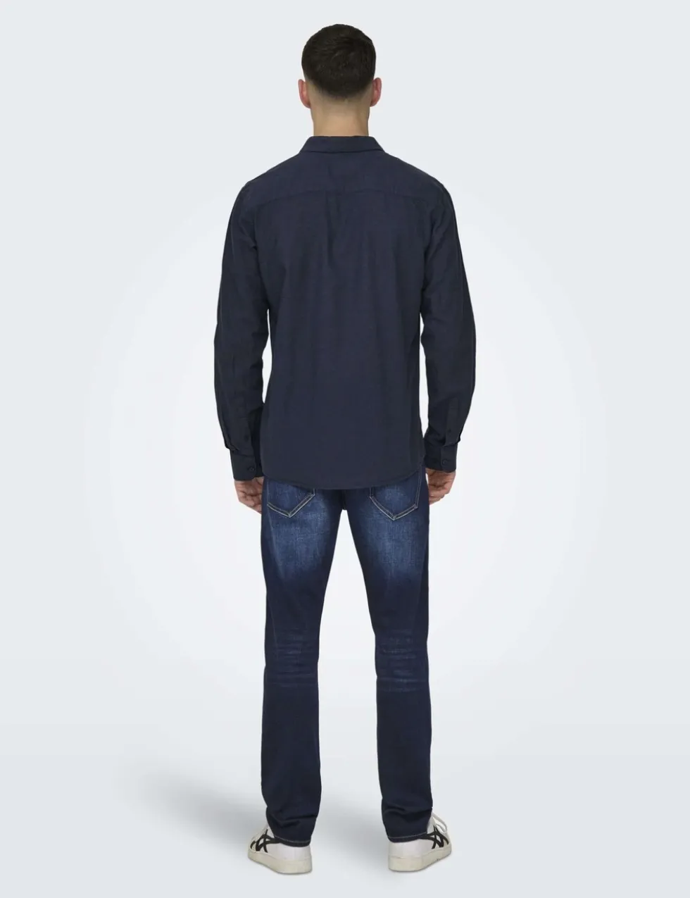 Slim Fit Linen Blend Shirt
