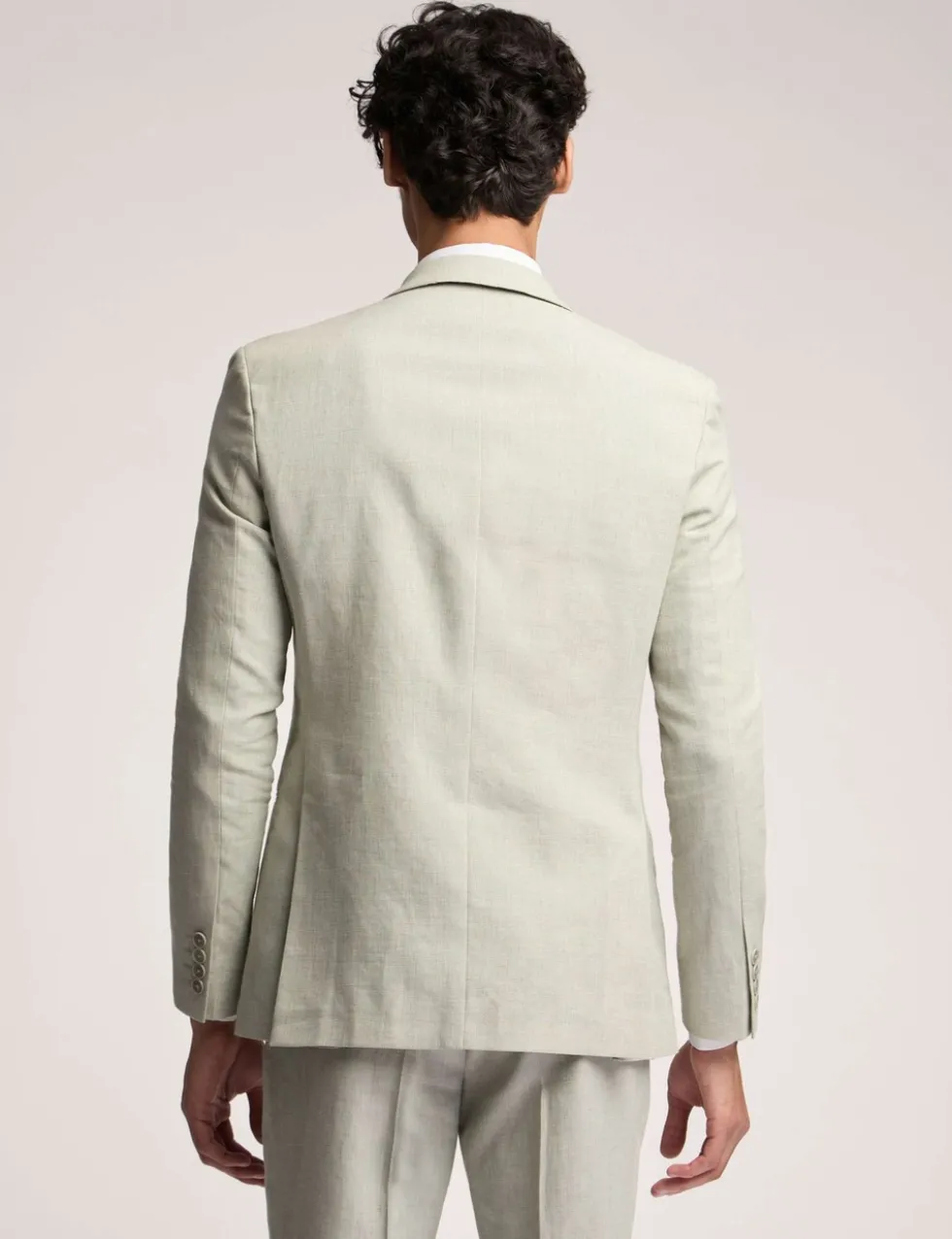 Slim Fit Linen Rich Suit Jacket