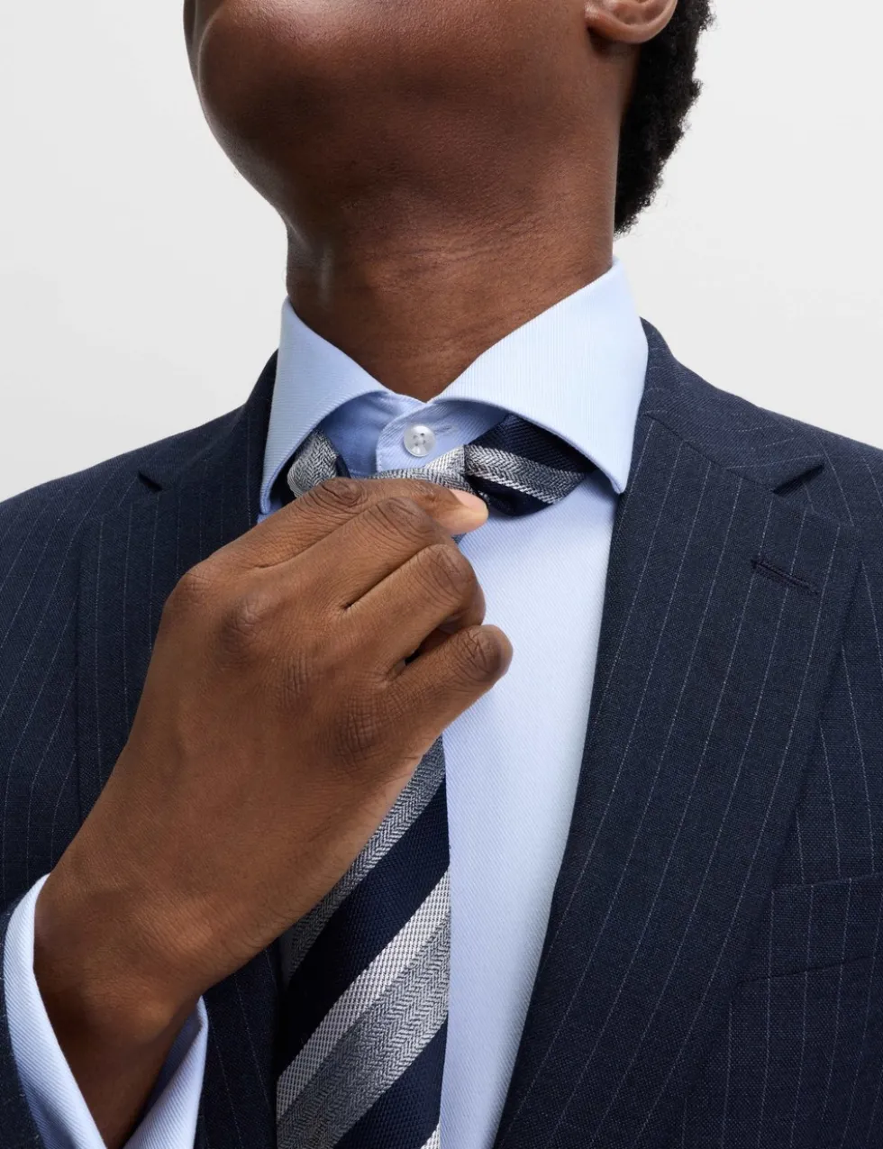 Slim Fit Luxury Cotton Double Cuff Twill Shirt