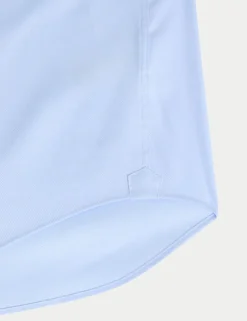 Slim Fit Luxury Cotton Twill Shirt