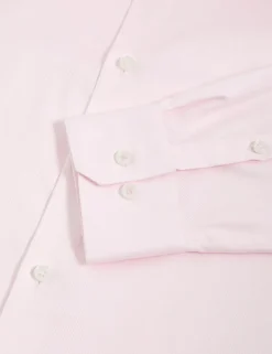 Slim Fit Luxury Cotton Twill Shirt