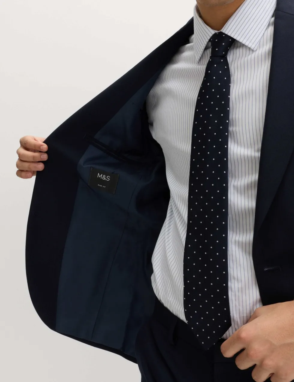 Slim Fit Machine Washable Suit Jacket