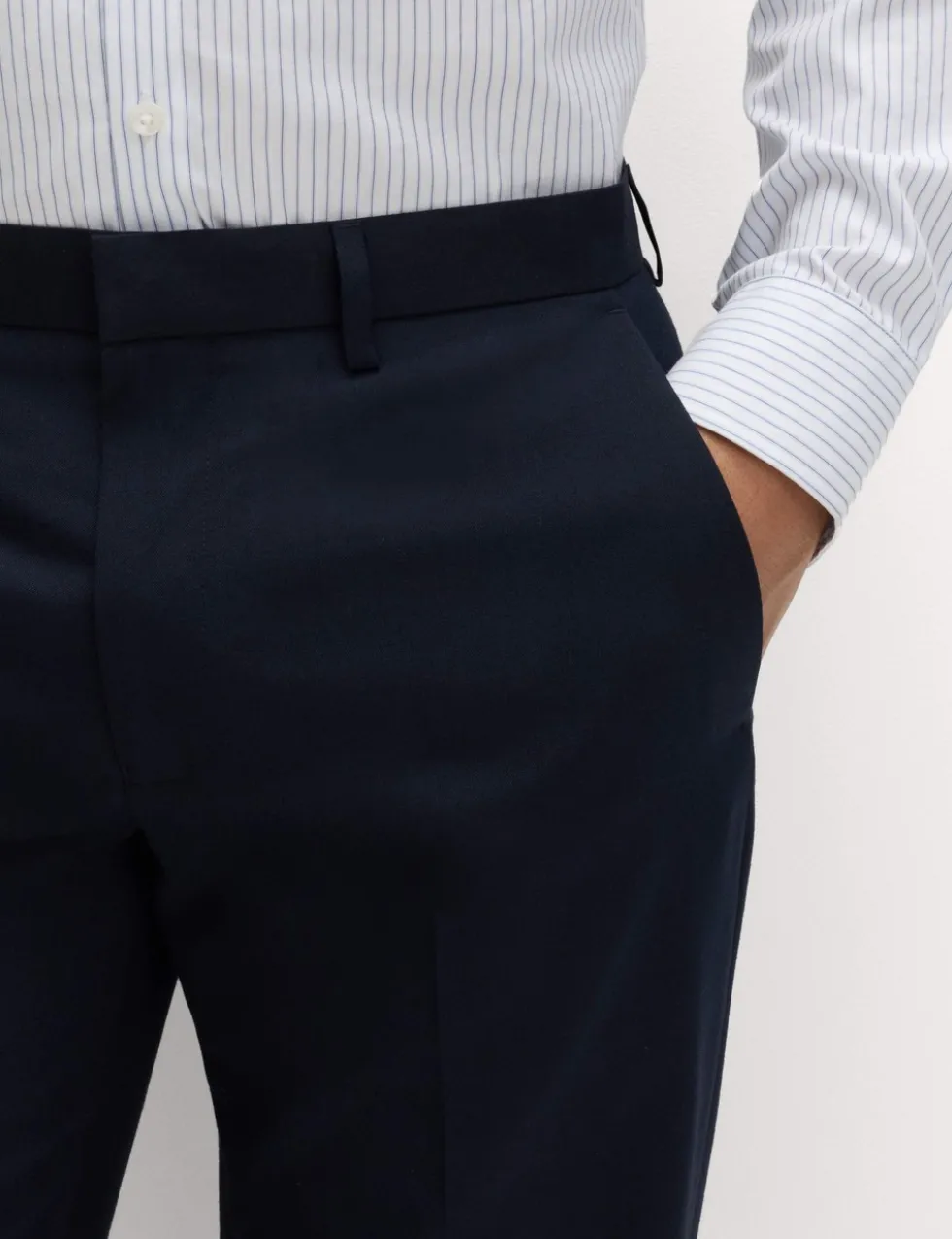 Slim Fit Machine Washable Suit Trousers
