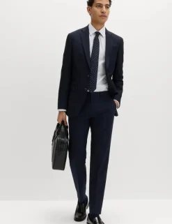 Slim Fit Machine Washable Suit Trousers