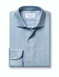 Slim Fit Non Iron Cotton Rich Check Shirt