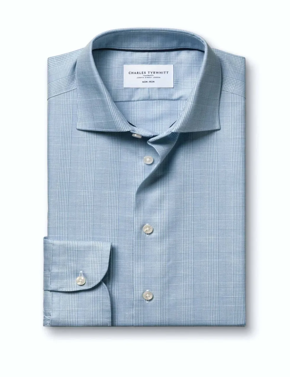Slim Fit Non Iron Cotton Rich Check Shirt