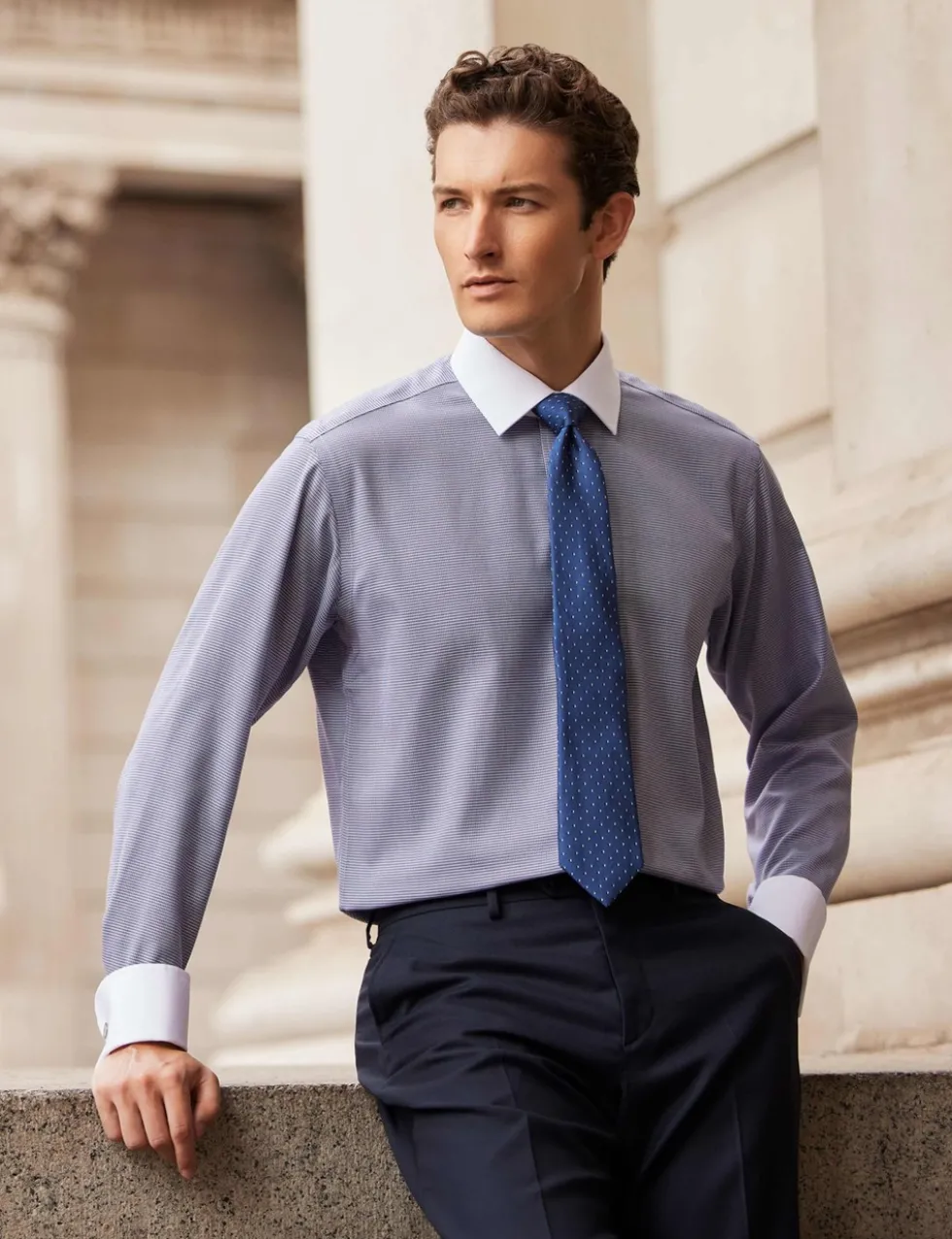 Slim Fit Non Iron Pure Cotton Check Shirt