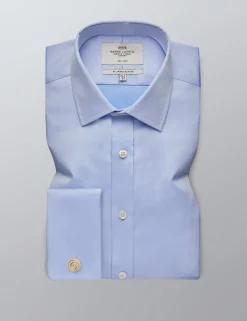 Slim Fit Non Iron Pure Cotton Twill Shirt