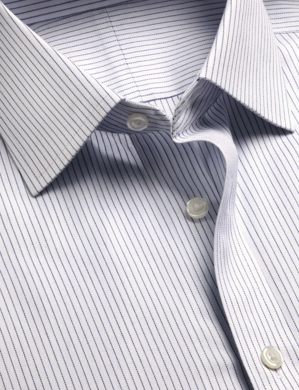 Slim Fit Non Iron Pure Cotton Striped Shirt