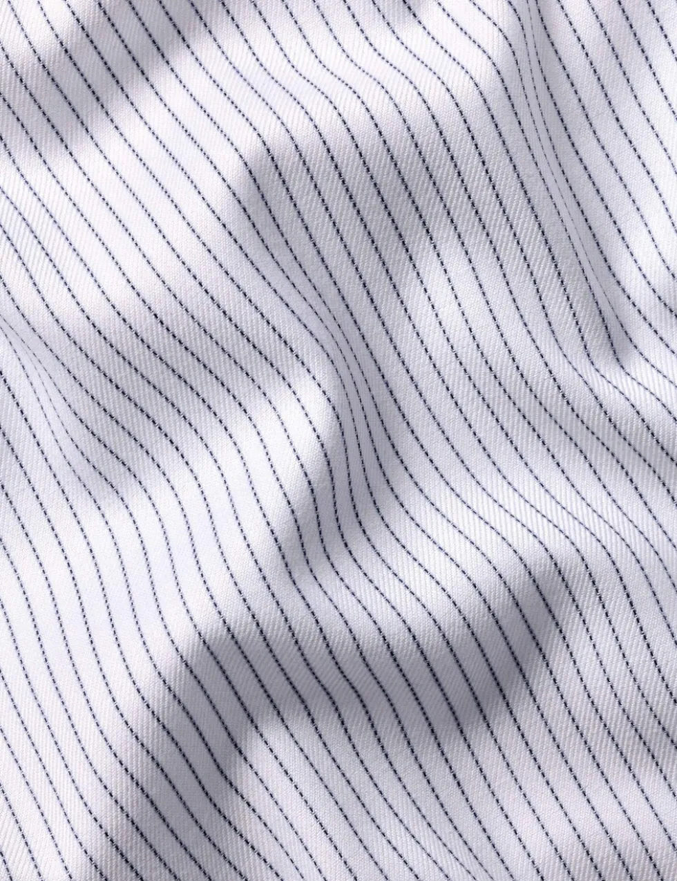 Slim Fit Non Iron Pure Cotton Striped Shirt