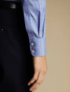 Slim Fit Non Iron Pure Cotton Check Shirt