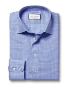 Slim Fit Non Iron Pure Cotton Check Shirt