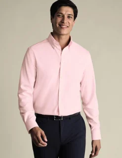 Slim Fit Non Iron Pure Cotton Oxford Shirt
