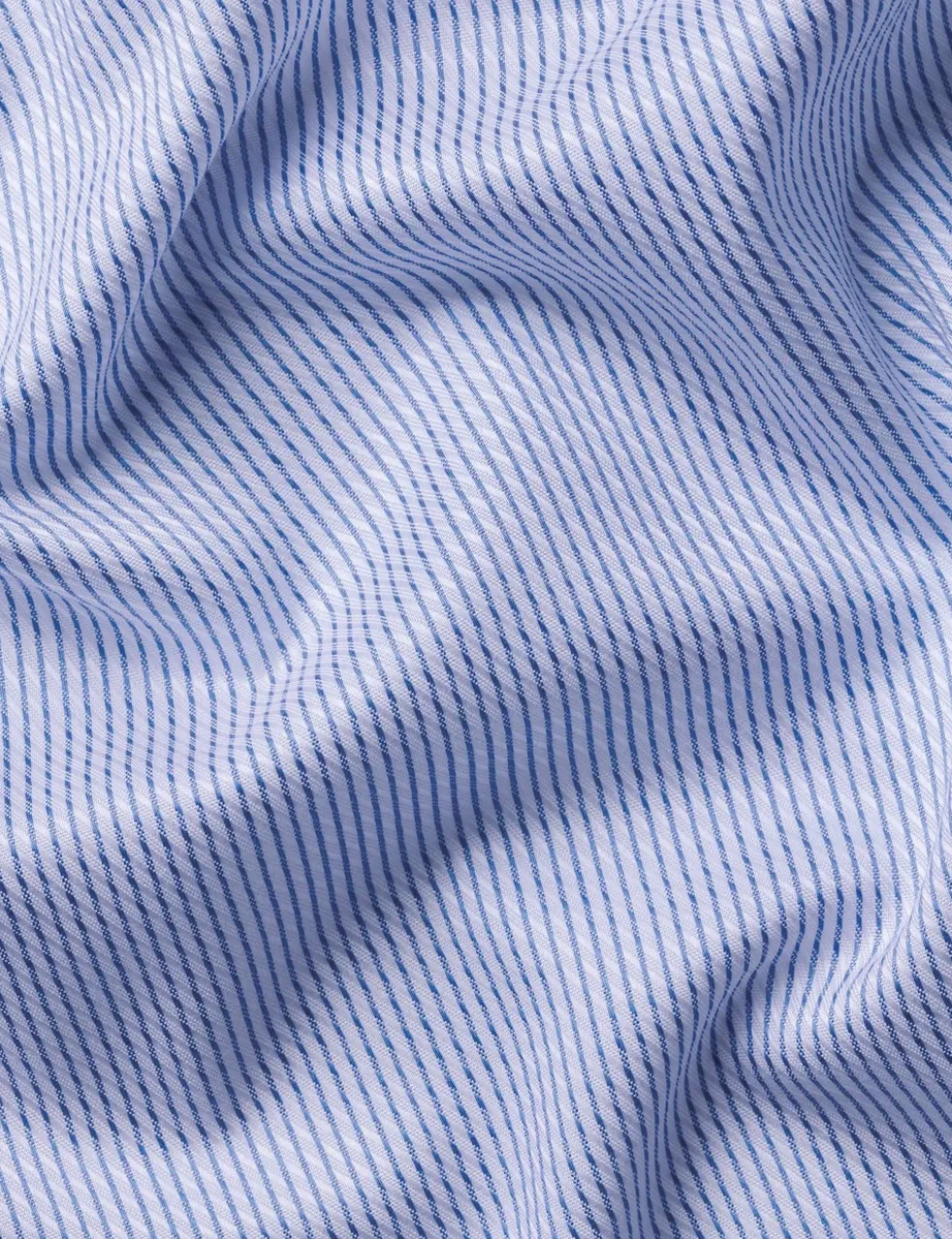 Slim Fit Non Iron Pure Cotton Striped Shirt