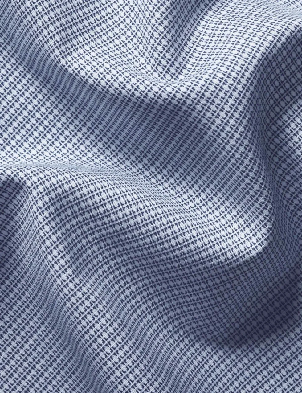 Slim Fit Non Iron Pure Cotton Textured Shirt