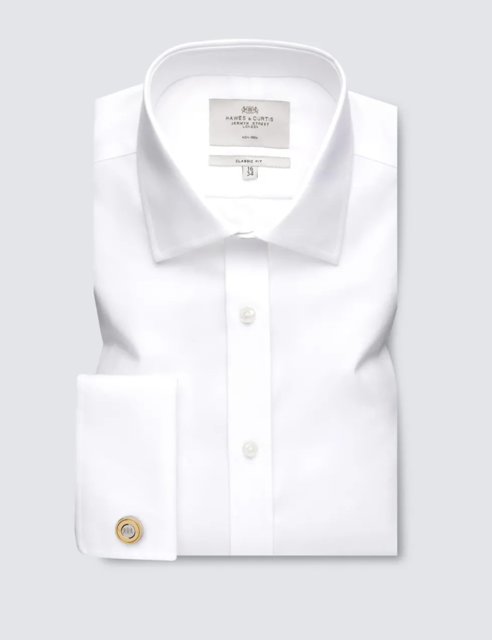 Slim Fit Non Iron Pure Cotton Twill Shirt