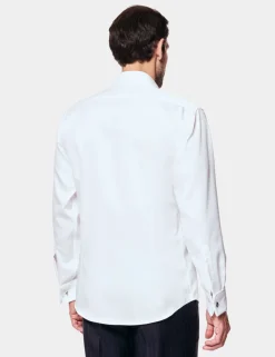 Slim Fit Non Iron Pure Cotton Twill Shirt