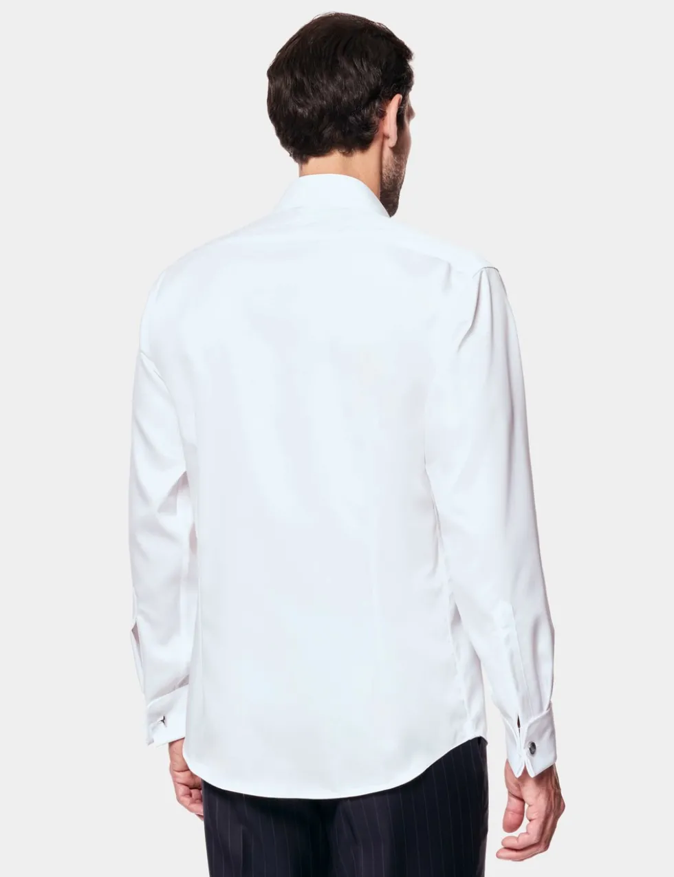 Slim Fit Non Iron Pure Cotton Twill Shirt