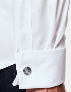 Slim Fit Non Iron Pure Cotton Twill Shirt