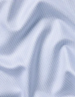 Slim Fit Non Iron Pure Cotton Textured Shirt