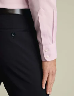 Slim Fit Non Iron Pure Cotton Twill Shirt