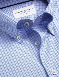 Slim Fit Non Iron Pure Cotton Check Shirt