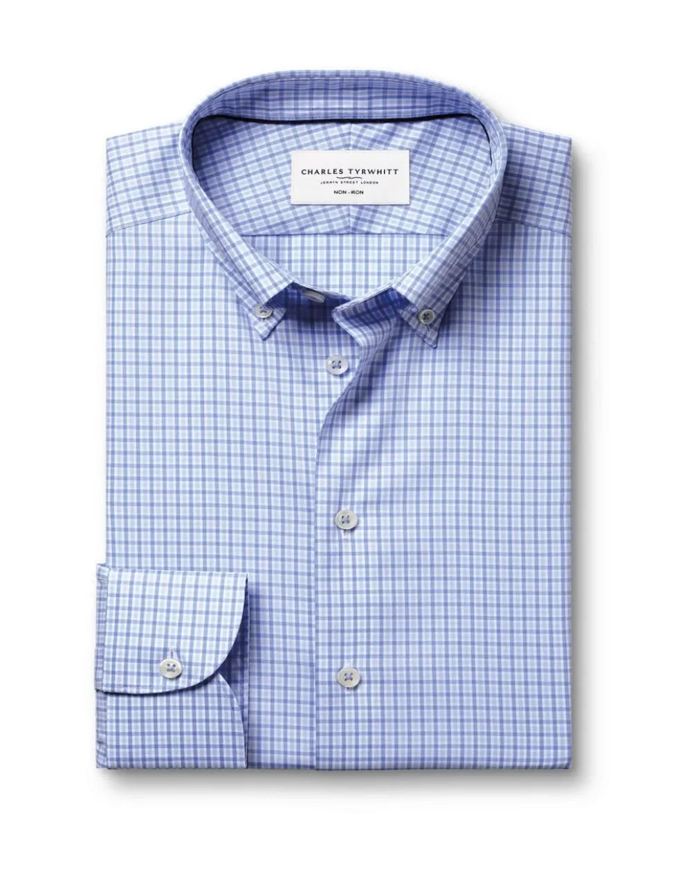 Slim Fit Non Iron Pure Cotton Check Shirt