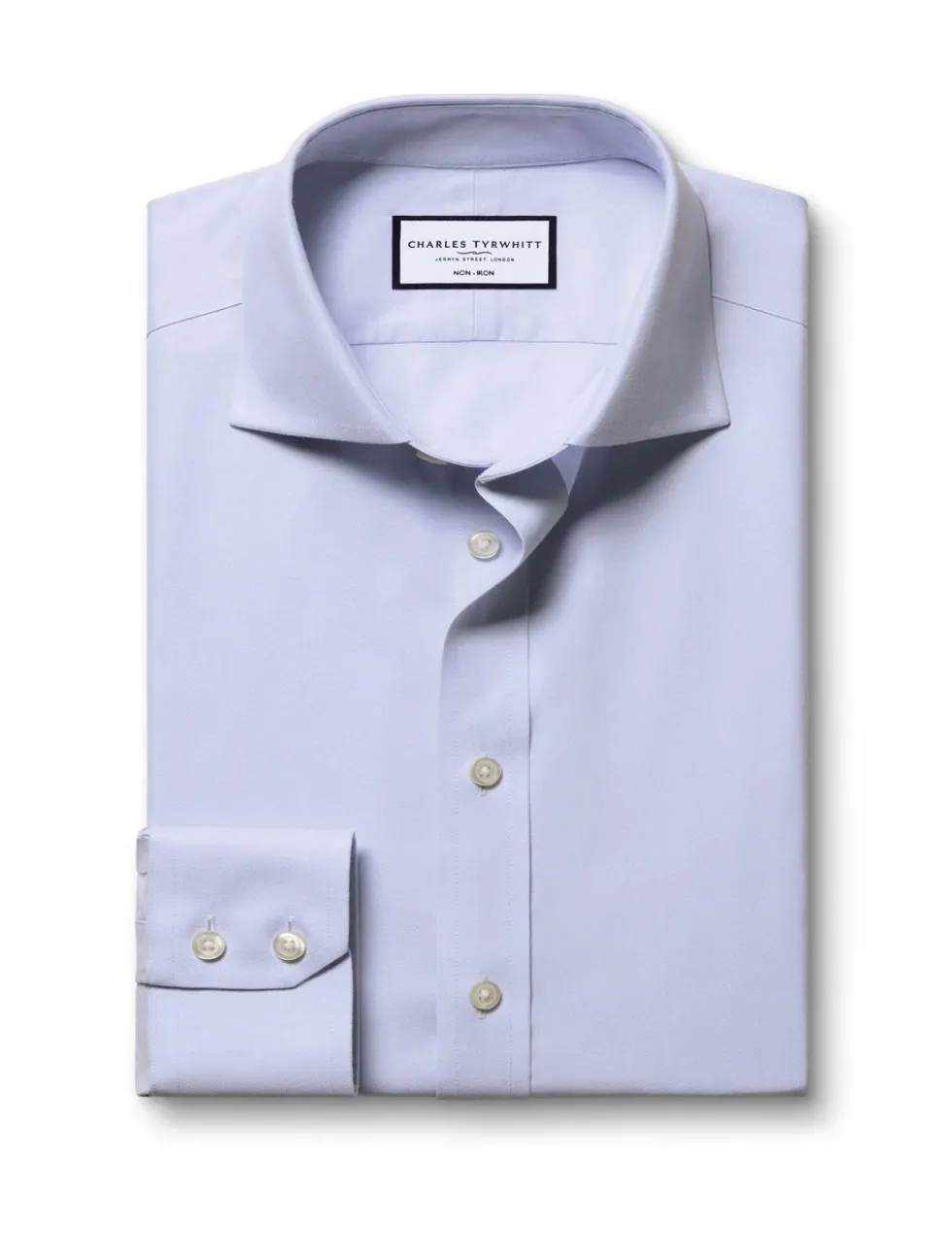 Slim Fit Non Iron Pure Cotton Twill Shirt