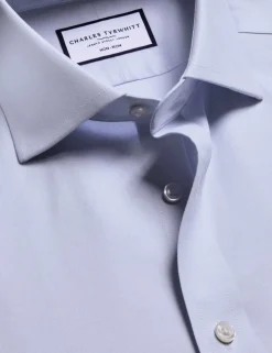 Slim Fit Non Iron Pure Cotton Twill Shirt