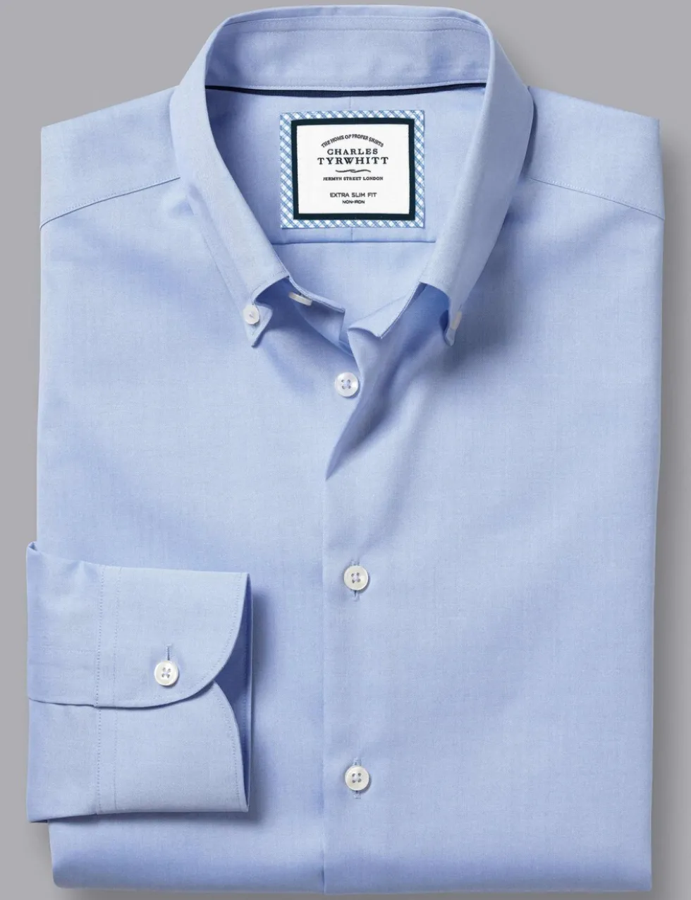 Slim Fit Non Iron Pure Cotton Oxford Shirt