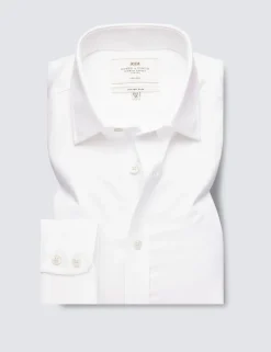 Slim Fit Non Iron Pure Cotton Twill Shirt