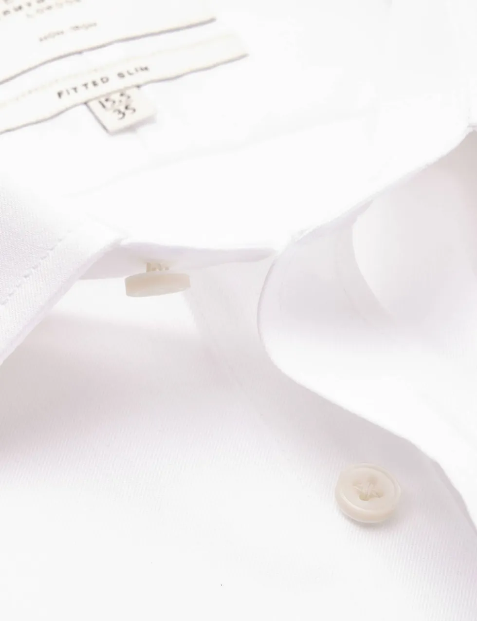 Slim Fit Non Iron Pure Cotton Twill Shirt