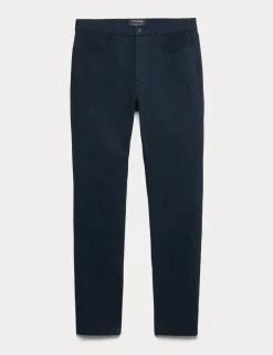 Slim Fit Performance Twill 5 Pocket Trousers