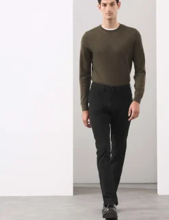 Slim Fit Performance Twill 5 Pocket Trousers