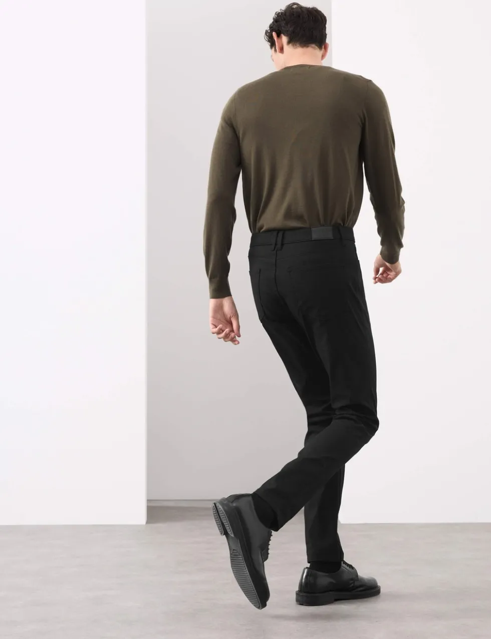 Slim Fit Performance Twill 5 Pocket Trousers