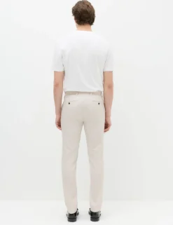 Slim Fit Pinstripe Suit Trousers